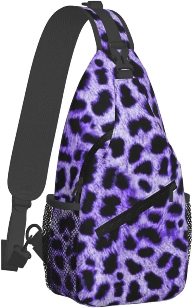 Cute Sea Otters Sling Bag Casual Chest Bags Adjustable Crossbody Bag Shoulder Backpack For Travel Hiking