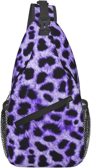 Cute Sea Otters Sling Bag Casual Chest Bags Adjustable Crossbody Bag Shoulder Backpack For Travel Hiking