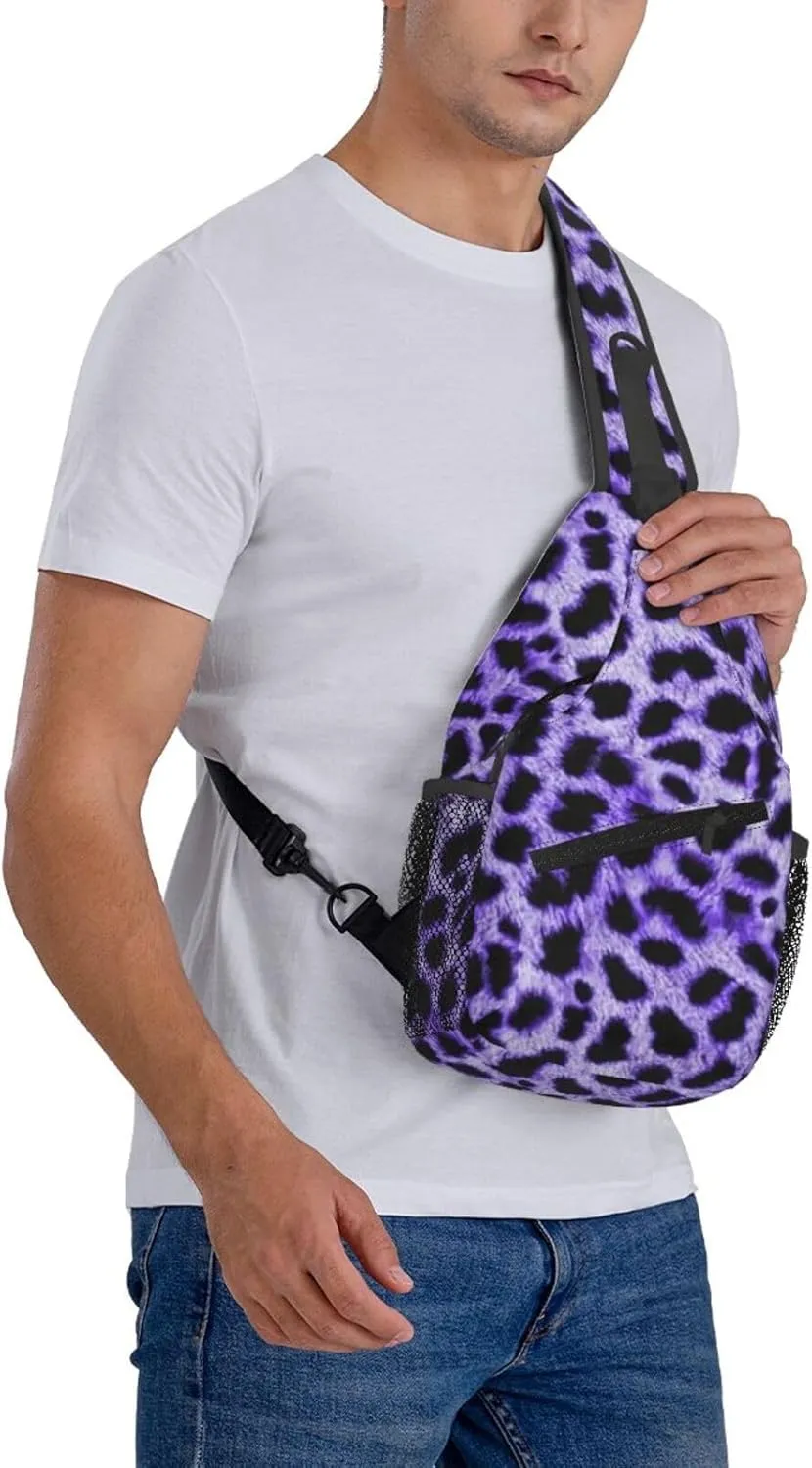 Cute Sea Otters Sling Bag Casual Chest Bags Adjustable Crossbody Bag Shoulder Backpack For Travel Hiking