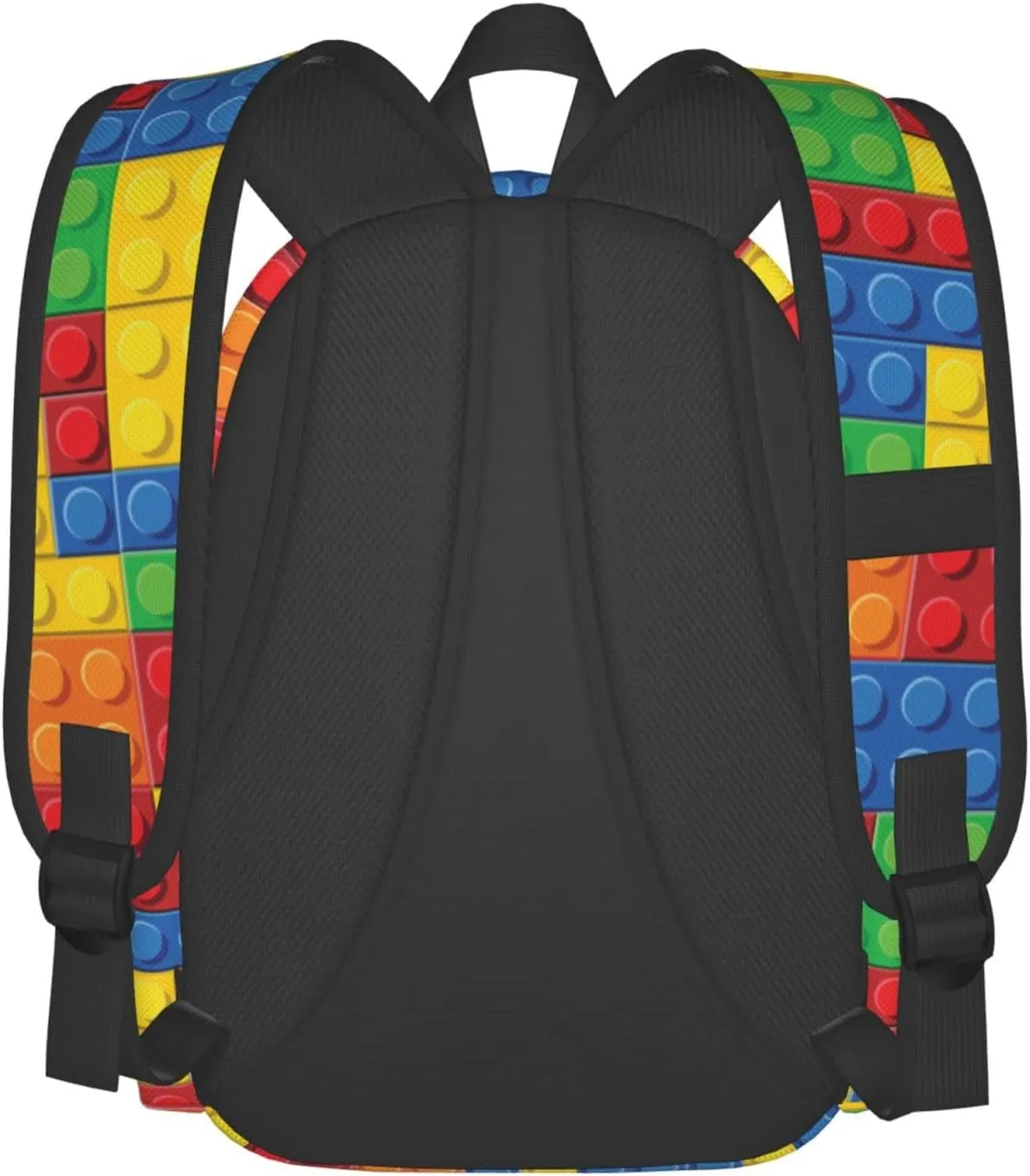 Daily Backpack Colorful Bricks Backpacks Travel Laptop Daypack 17 inch Bags for Men Women