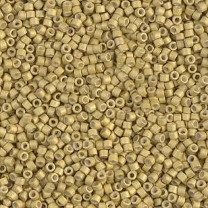 DB 1164, Galvanized, Matte Lemon Zest - Miyuki Delica Beads - Size 11 - 5 grams - Japanese Cylinder Seed Beads - Retail & Wholesale