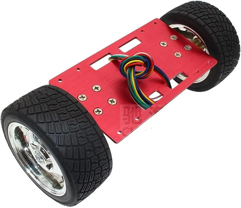 DC6V 12V 24V self-balancing Car motor,65MM wheel Smart car chassis Balanced car base Robot car model Motor - (Speed(RPM): 6V 300rpm, Voltage(V): C 65MM wheel)