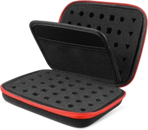 Dice Bag Pockets Large Zipper Dice Organizer Case for Tabletop Games Portable Dice Storage Set Secure Protective Gaming Dice Holder Role Play Dice Organizer Box