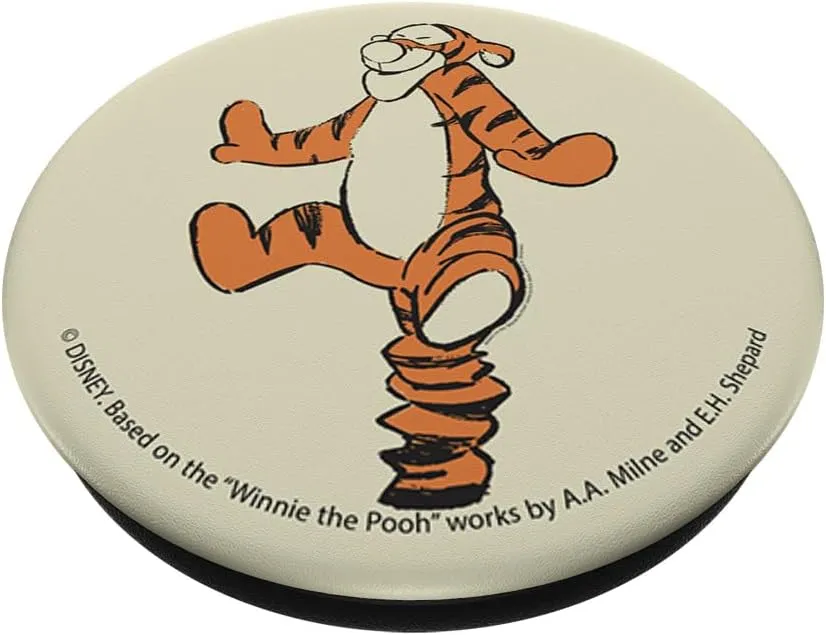 Disney Winnie The Pooh Tigger Bouncing Portrait PopSockets Standard PopGrip