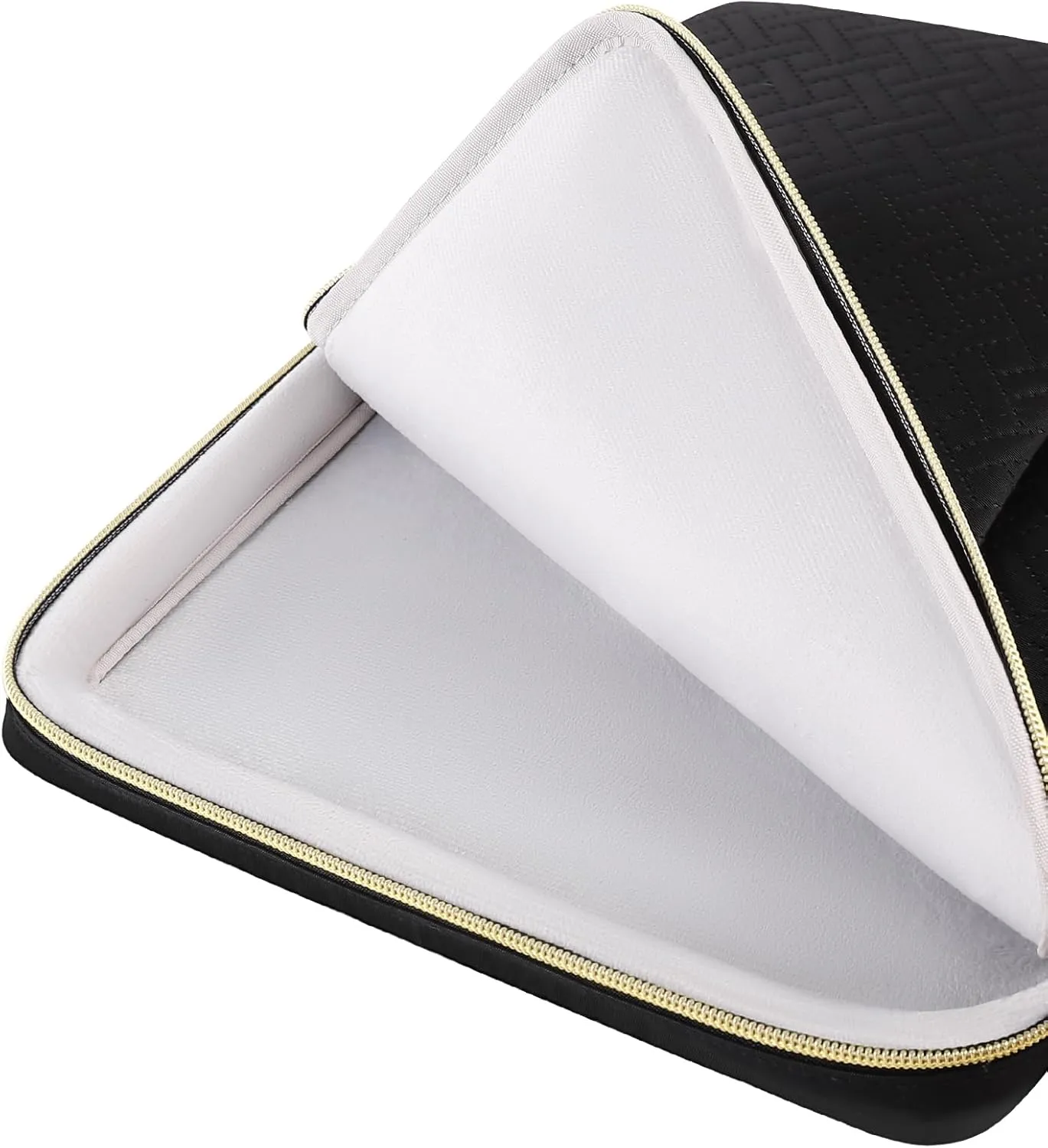 DOMISO Laptop Sleeve Case 16 inch Waterproof Shockproof Computer Carrying Handbag with Handle and Small Accessory Bag Compatible with 16 inch HP Dell Aspire Notebook,Black