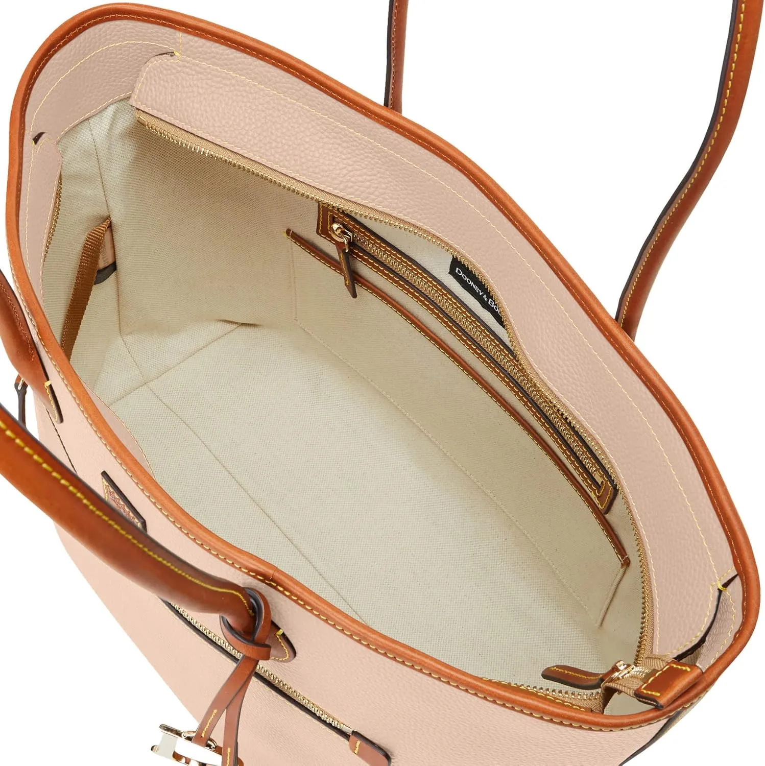 Dooney & Bourke Large Tote Bags for Women, Large Leather Tote Bag with Zipper Pockets and Long Shoulder Straps