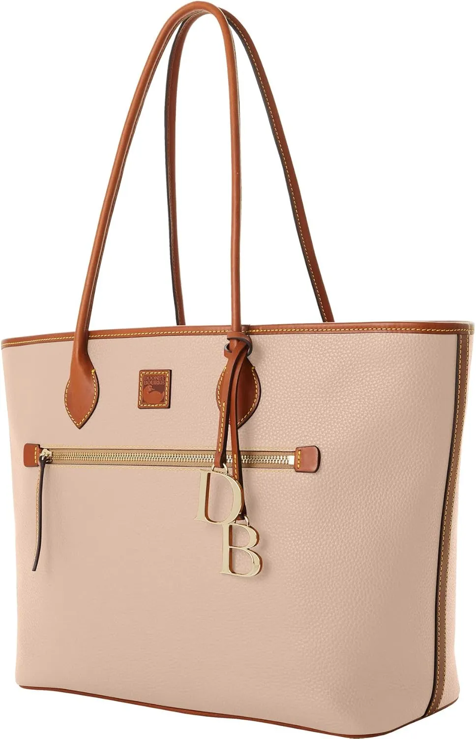 Dooney & Bourke Large Tote Bags for Women, Large Leather Tote Bag with Zipper Pockets and Long Shoulder Straps