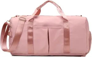 Dry and Wet Separation Women's Swimming Fitness bag Can Be Set Rod Luggage Large Capacity Leisure Yoga bag Travel bag