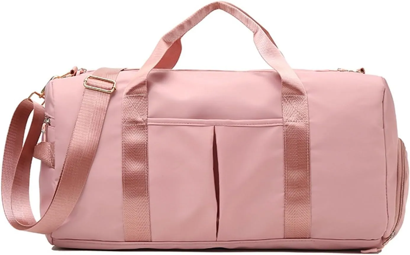 Dry and Wet Separation Women's Swimming Fitness bag Can Be Set Rod Luggage Large Capacity Leisure Yoga bag Travel bag
