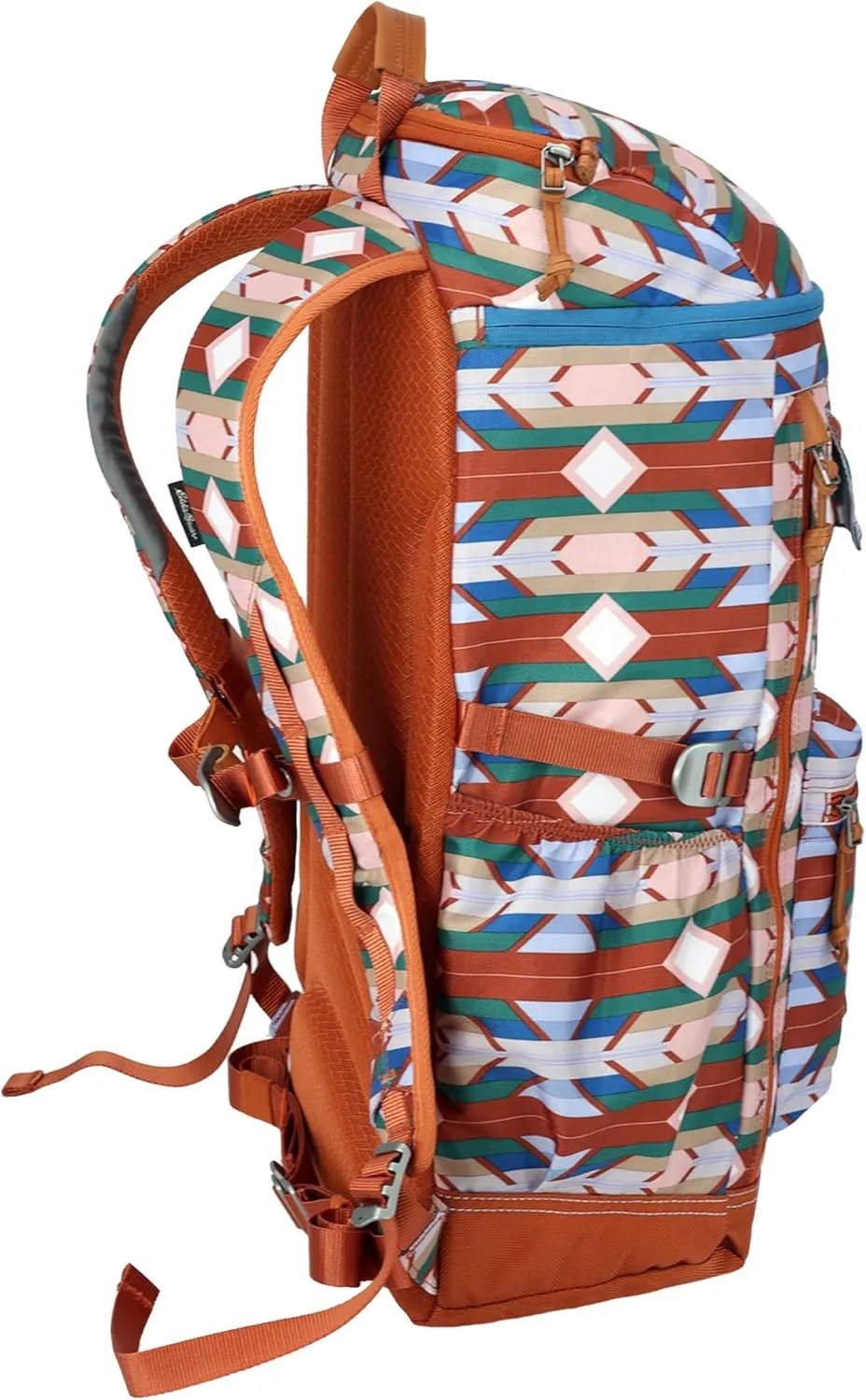 Eddie Bauer Bygone Backpack with Exterior Pockets and Laptop Compatible Sleeve, Sienna, 30L