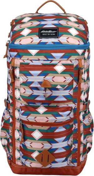 Eddie Bauer Bygone Backpack with Exterior Pockets and Laptop Compatible Sleeve, Sienna, 30L