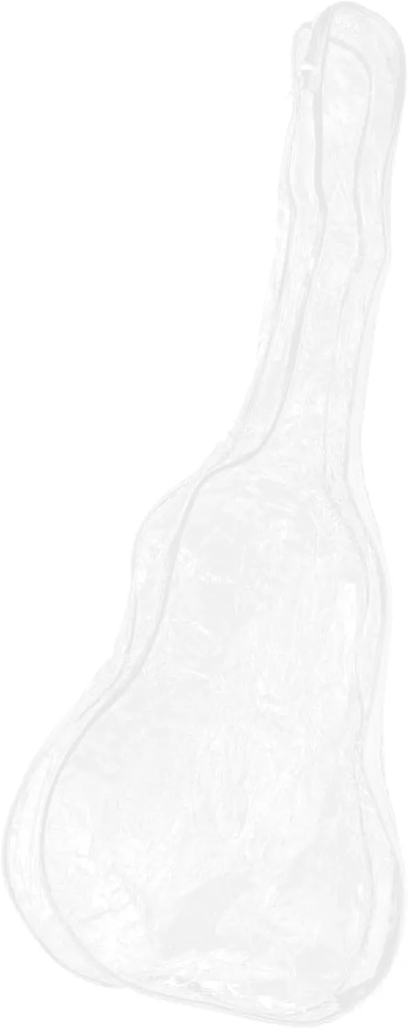 Electric Guitar Cover Durable PVC Protector for Electric Guitars Transparent Design for Easy Inspection Lightweight Portable for Travel and Daily Use