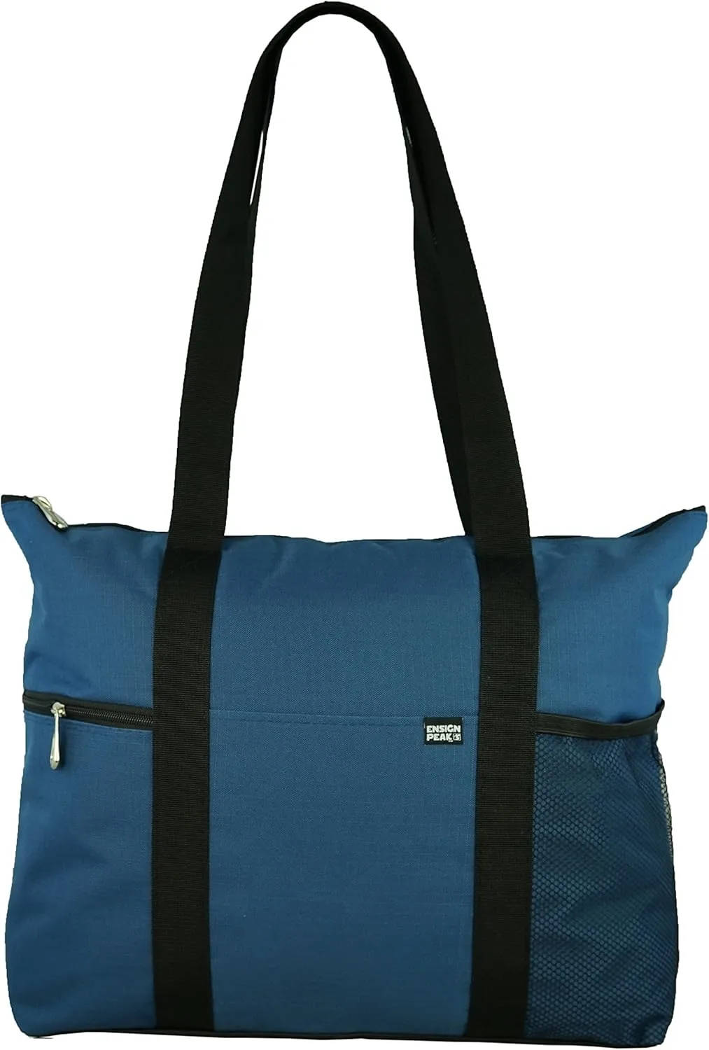 Ensign Peak Shoulder Tote with Multiple Pockets and Zipper Closure