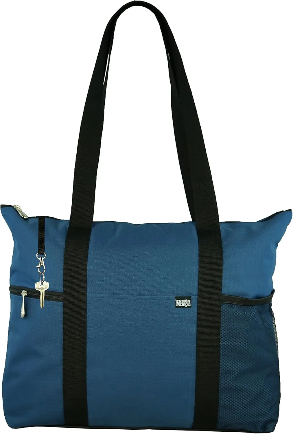 Ensign Peak Shoulder Tote with Multiple Pockets and Zipper Closure