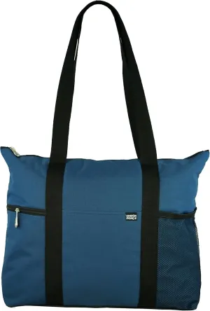 Ensign Peak Shoulder Tote with Multiple Pockets and Zipper Closure