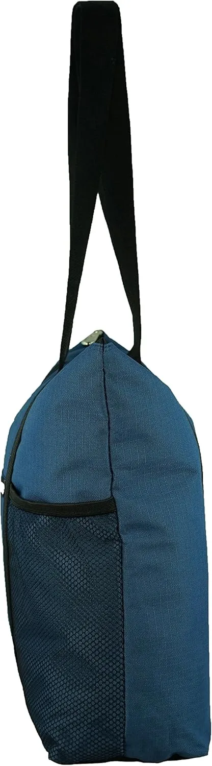Ensign Peak Shoulder Tote with Multiple Pockets and Zipper Closure