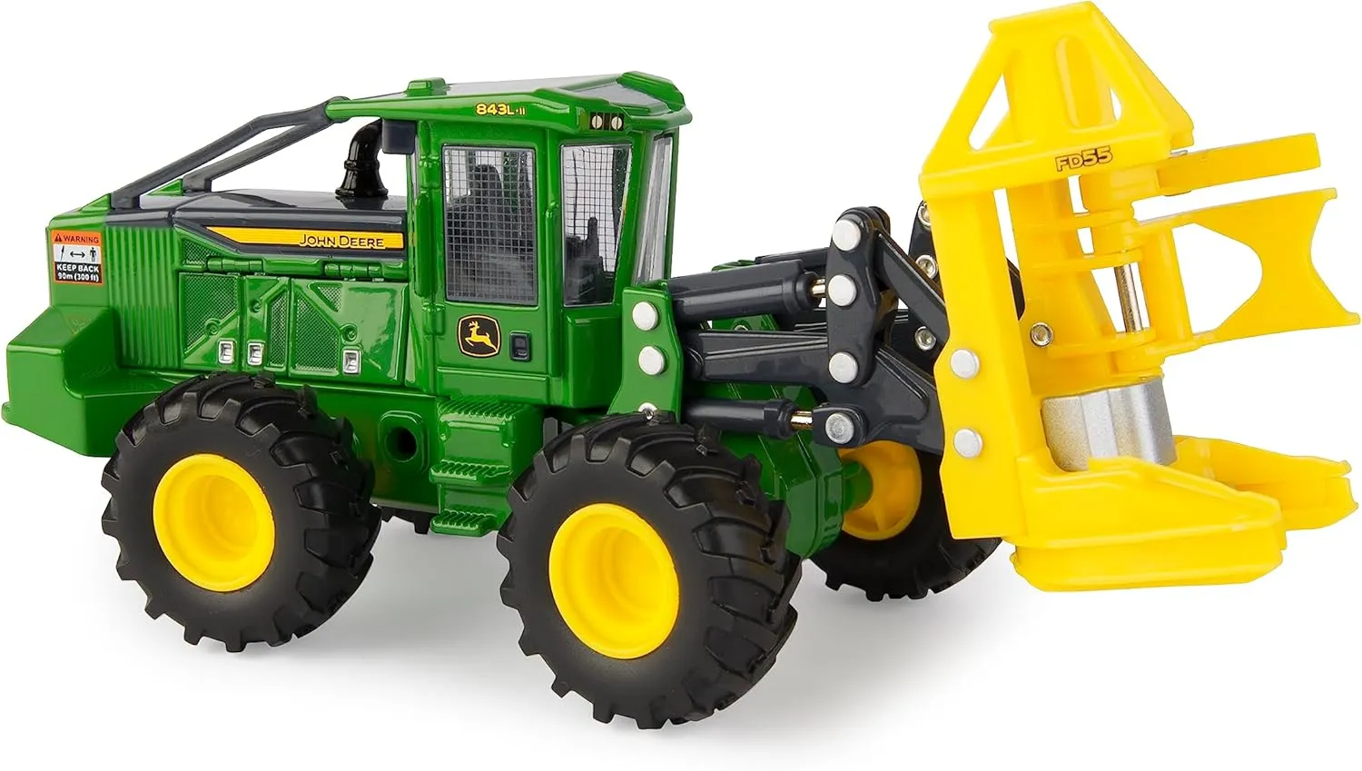ERTL Prestige Collection - John Deere 843l-II Wheeled Feller Buncher Replica - 1:50 Scale - Authentic Premium Die-Cast Metal Replica - Farm Toys - Ages 14 and Up