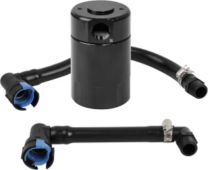 EVIL ENERGY Oil Catch Can, Air Oil Separator compatible with 2018-2023 Mustang GT 2019 Mustang Bullitt 2021-2023 Mustang Mach I Passenger Side 3OZ