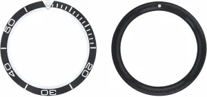 Ewatchparts BEZEL INSERT COMPATIBLE WITH OMEGA SEAMASTER 600 PLANET OCEAN 2201.50 AUTOMATIC WATCH BLACK