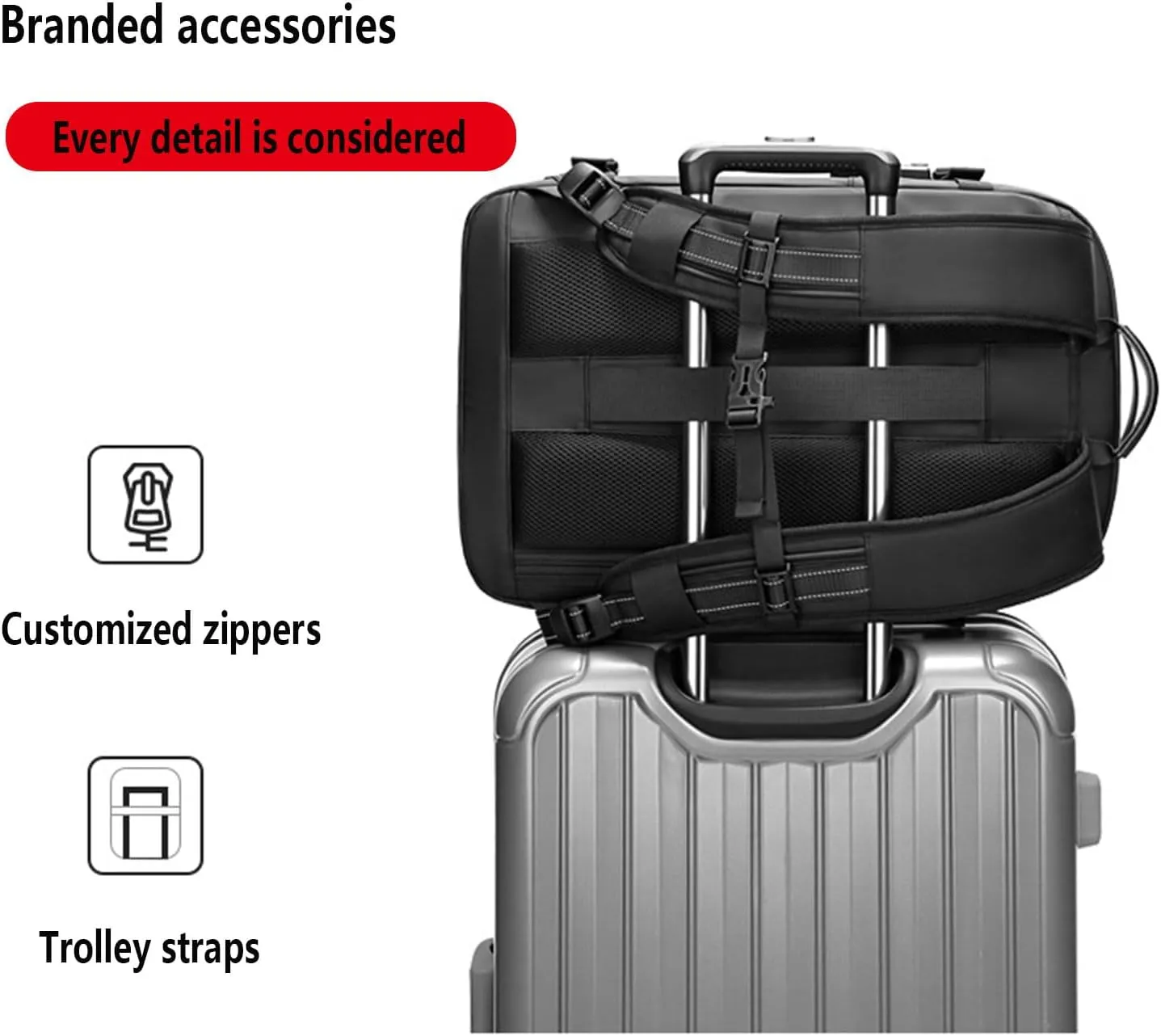 Extra Large Travel Backpack Expandable Airplane Approved Weekender Bag for Men and Women, Water Resistant Lightweight Daypack for Flight 60L With 20W Folding Solar Pane(Color:Army green)