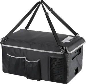 F40C4TMP Insulated Protective Cover for 20 Quart Portable Refrigerator 12 Volt Freezer Cover Transit Bag for 18L Portable Fridge