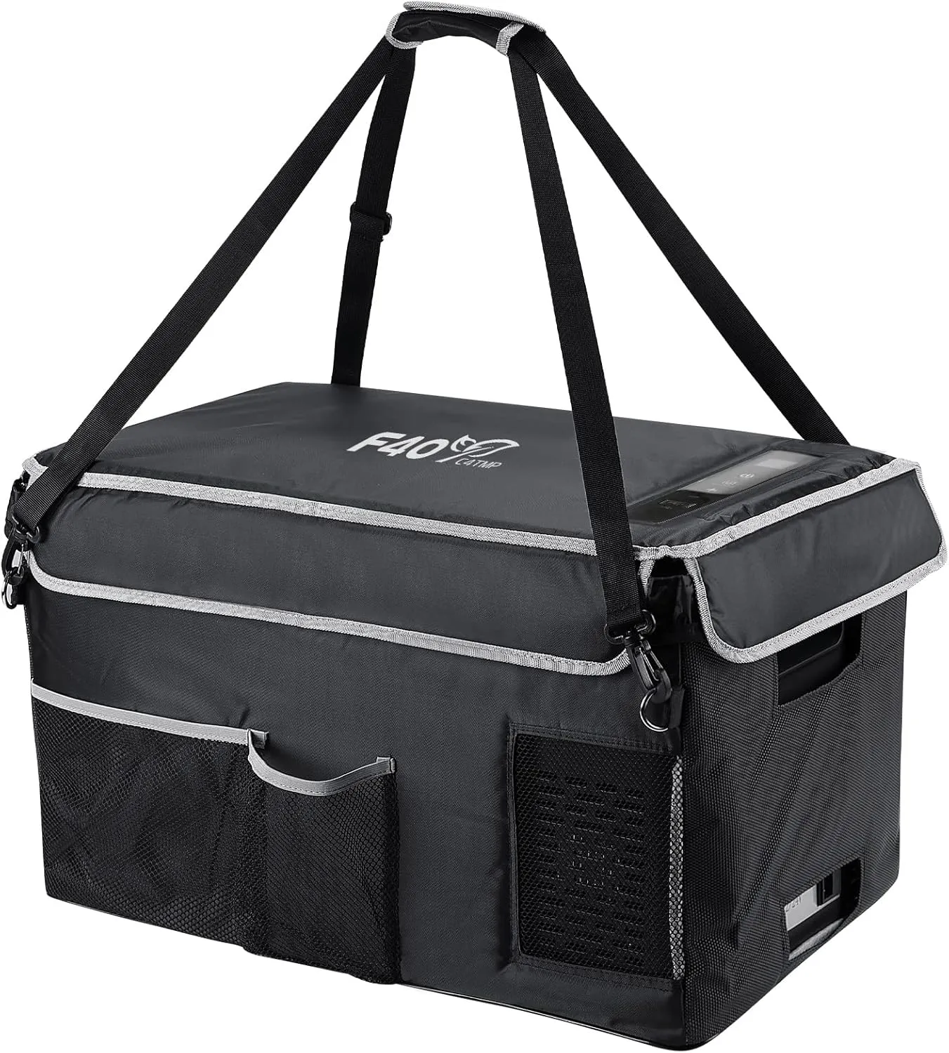 F40C4TMP Insulated Protective Cover for 23 Quart Portable Refrigerator 12 Volt Freezer Cover Transit Bag for 22L Portable Fridge
