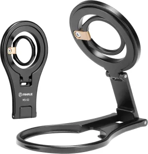 FANAUE Cell Phone Stand Holder, Desk Foldable Magnetic Phone Ring Grip, MagSafe Office Portable Smartphone Tripod Compatible with iPhone 16 15 Pro Max