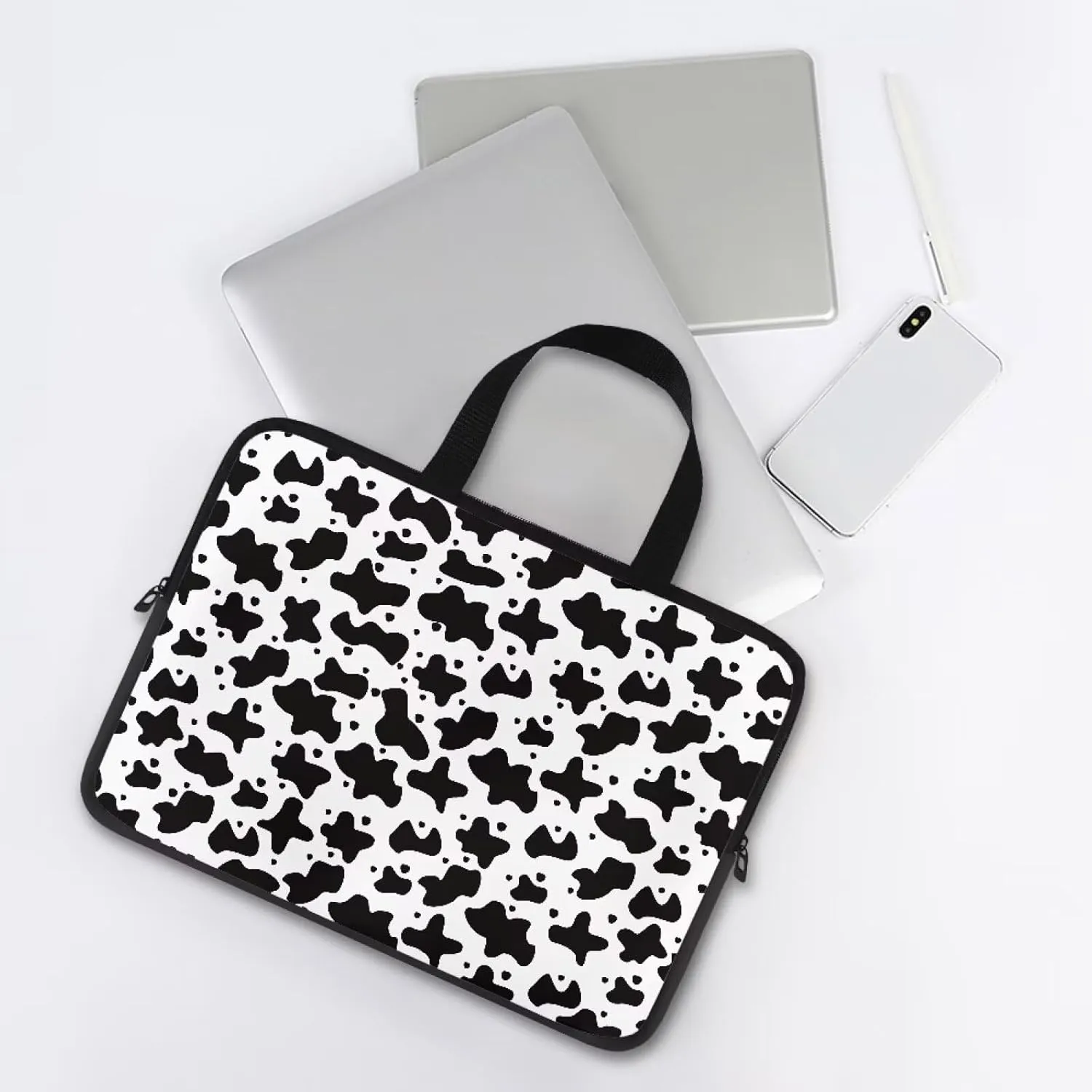 Fashion Laptop Bag for Women Cute Laptop Case Large Messenger Bag Laptop Work Tote for Laptop 15.6In Laptop