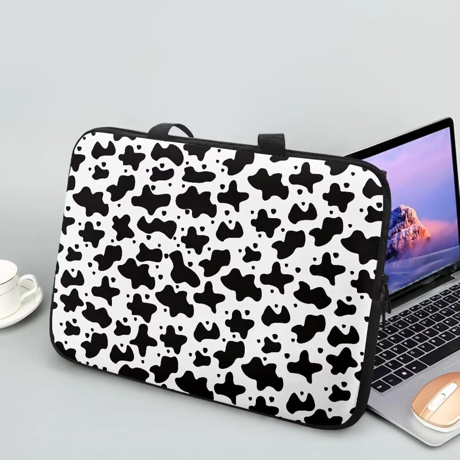 Fashion Laptop Bag for Women Cute Laptop Case Large Messenger Bag Laptop Work Tote for Laptop 15.6In Laptop