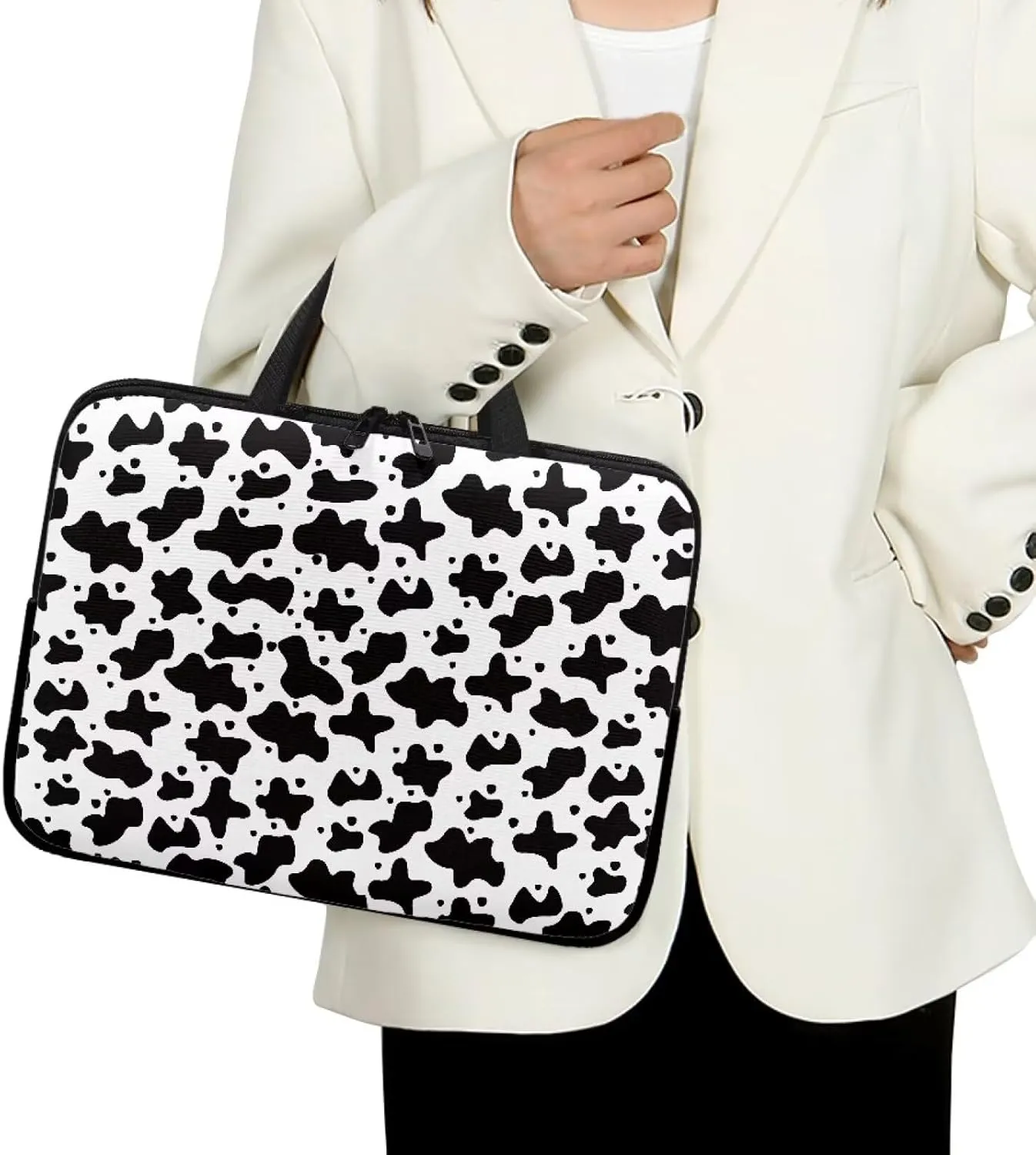 Fashion Laptop Bag for Women Cute Laptop Case Large Messenger Bag Laptop Work Tote for Laptop 15.6In Laptop