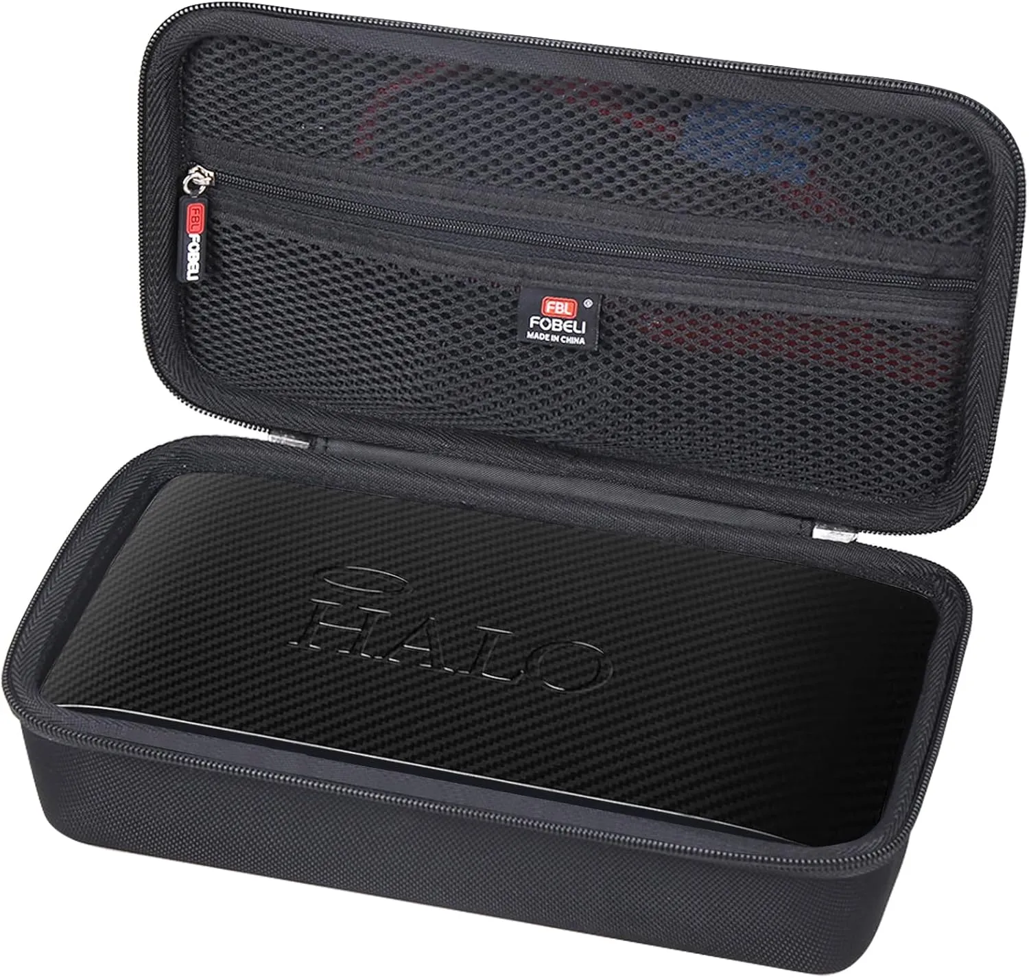 FBLFOBELI Hard Travel Carrying Case Compatible with Halo Bolt Air 58830/57720 / USB 58830 mWh/Ultimate 2.0 Portable Emergency Power Kit, Storage Bag for Car Charger Power Bank (Case Only) (Black)