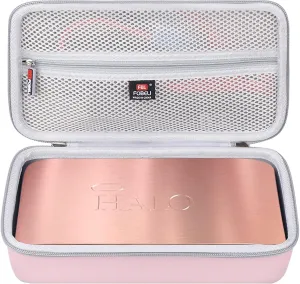 FBLFOBELI Hard Travel Carrying Case Compatible with Halo Bolt Air 58830/57720 / USB 58830 mWh/Ultimate 2.0 Portable Emergency Power Kit, Storage Bag for Car Charger Power Bank (Case Only) (Pink)