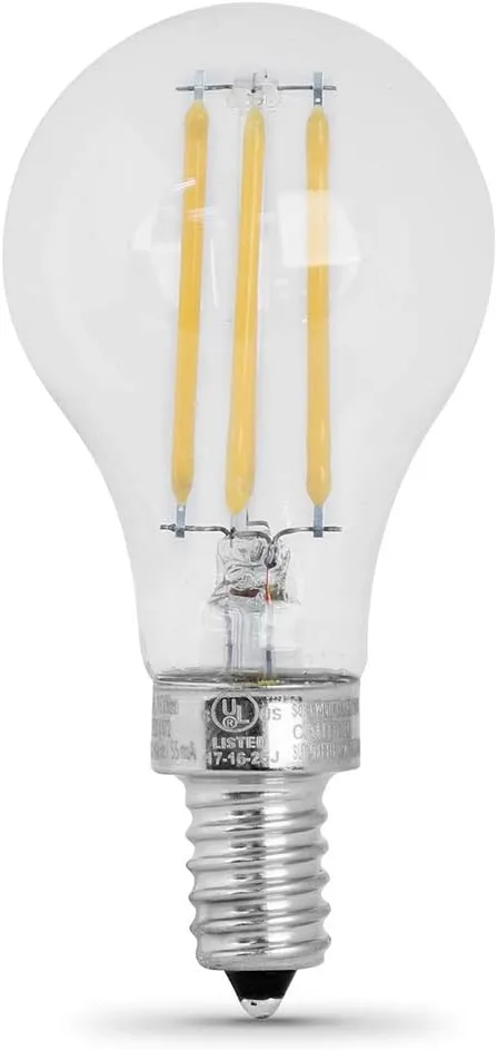 Feit Electric BPA1575C/827/FIL/2 75W EQ DM LED Light Bulbs, 2 Bulbs