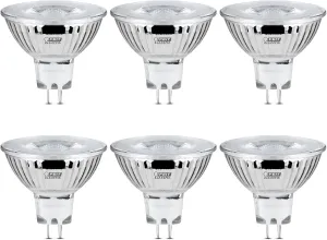 Feit Electric BPBAB/930CA/6 20W EQ DM MR16 LED Light Bulb, 6 Bulbs