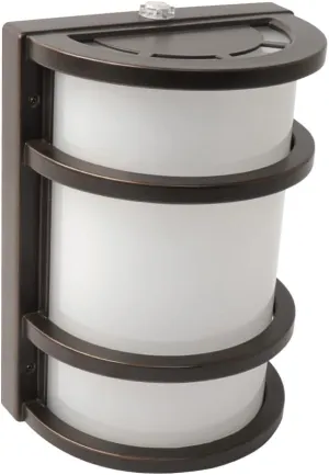 Feit Electric - Dusk to Dawn LED Bronze Half Moon Security Outdoor Wall Light, 5000K (73702)