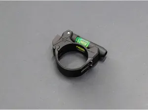 FLATLINE OPS Sniper-X Accu/Level Articulating Fine-Adjustable Durable Ambidextrous High-Visible Green Fluid Scope Bubble Level System