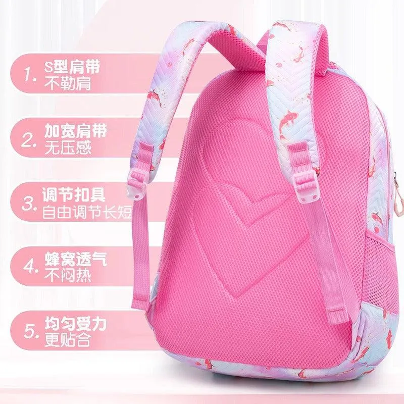 Floral Kid's School Backpack-KF08