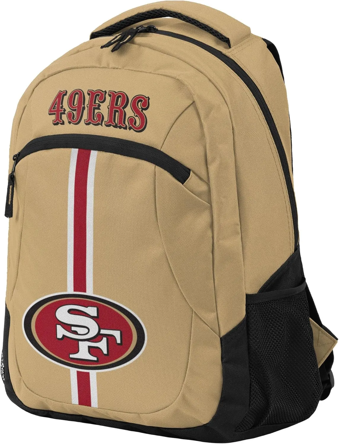 FOCO San Francisco 49ers NFL Alternate Color Action Backpack - Gold