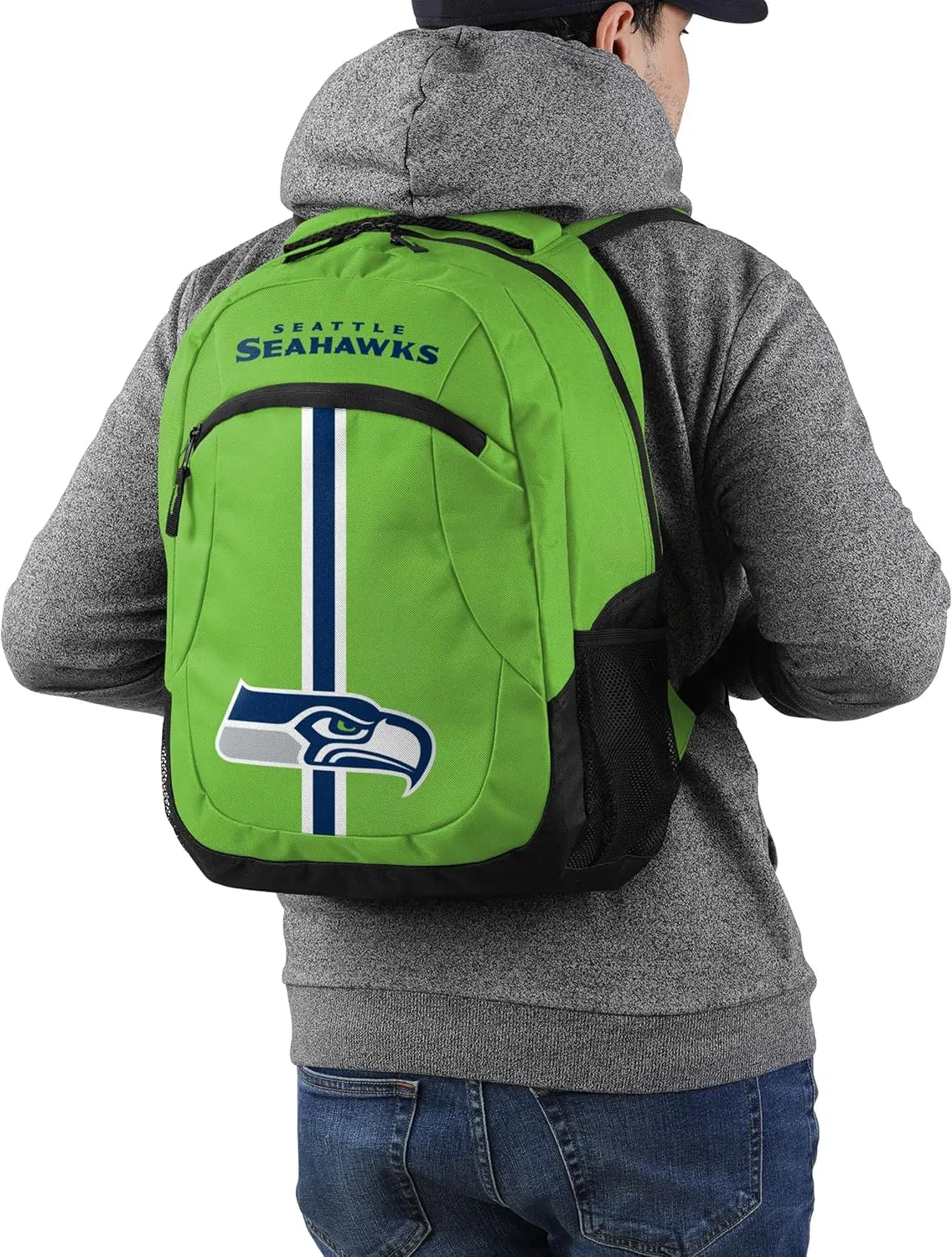 FOCO Seattle Seahawks NFL Alternate Color Action Backpack - Green