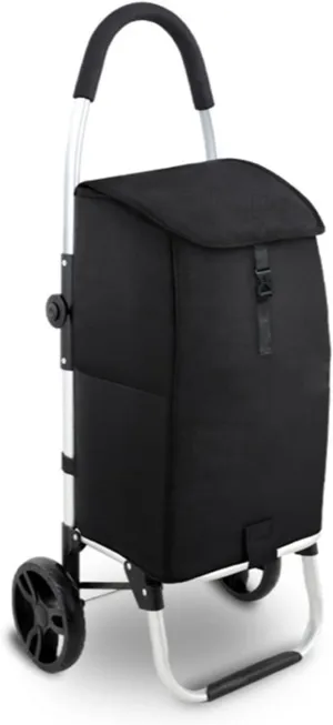 Foldable Large Capacity Stair Climbing Luggage Cart Detachable Shopping Bag Home Shopping Bag Trolley Climbing Grocery Trolley (A)