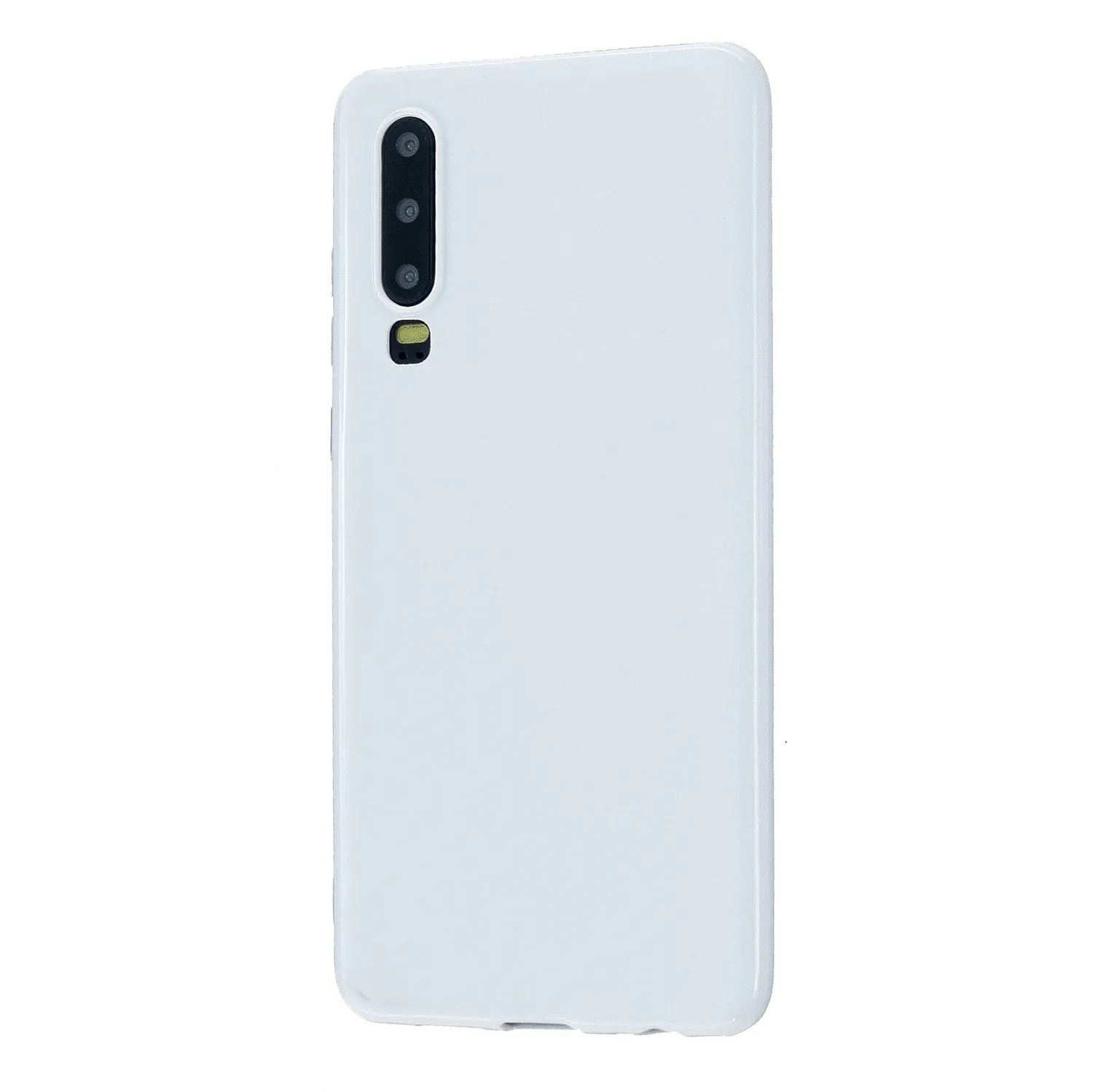 For HUAWEI P30/P30 Lite/P30 Pro Cellphone Case Simple Profile Soft TPU Scratch Proof Phone Shell Fluorescent green