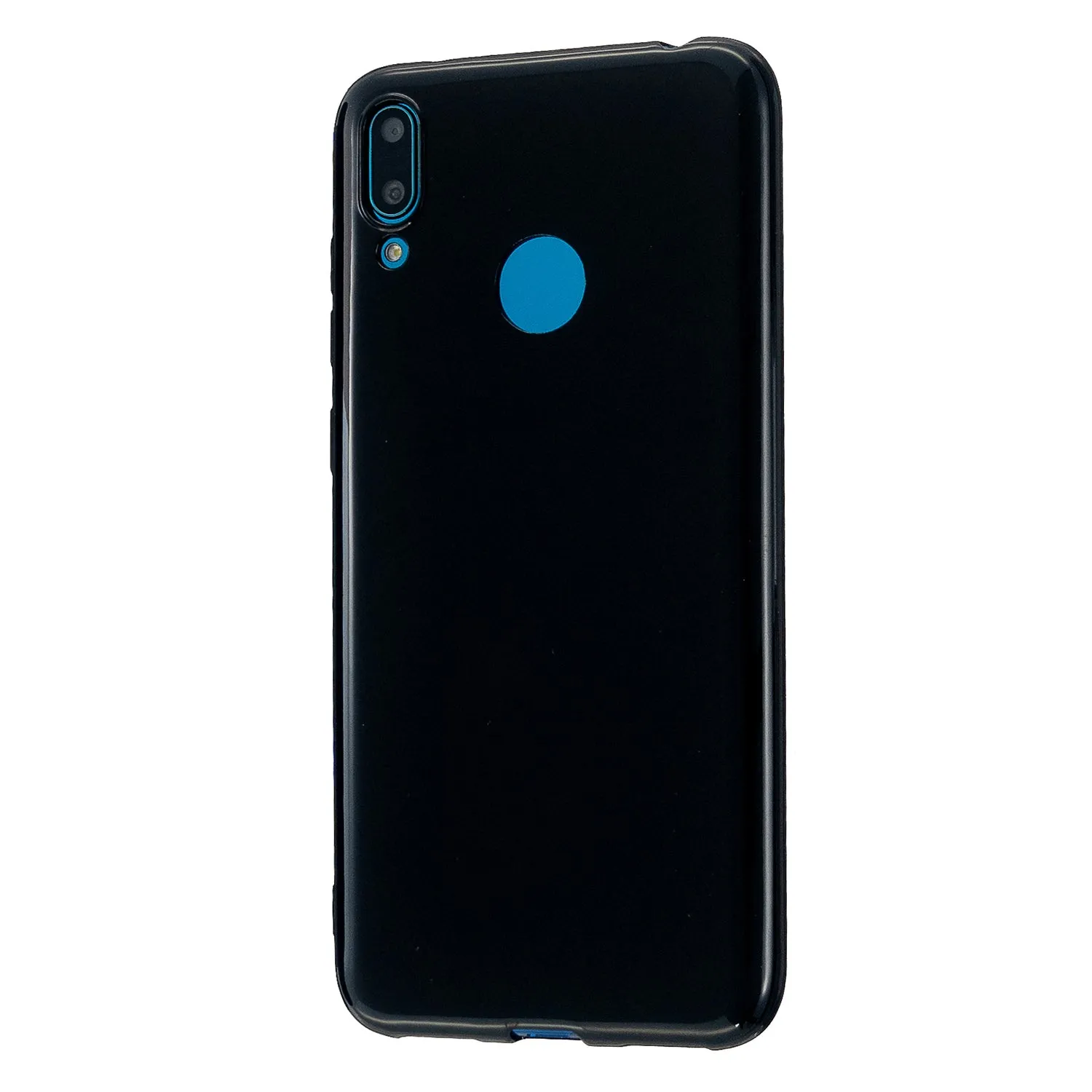 For HUAWEI Y6/Y7 Prime 2019 Glossy TPU Phone Case Mobile Phone Soft Cover Full Body Protection Milk white