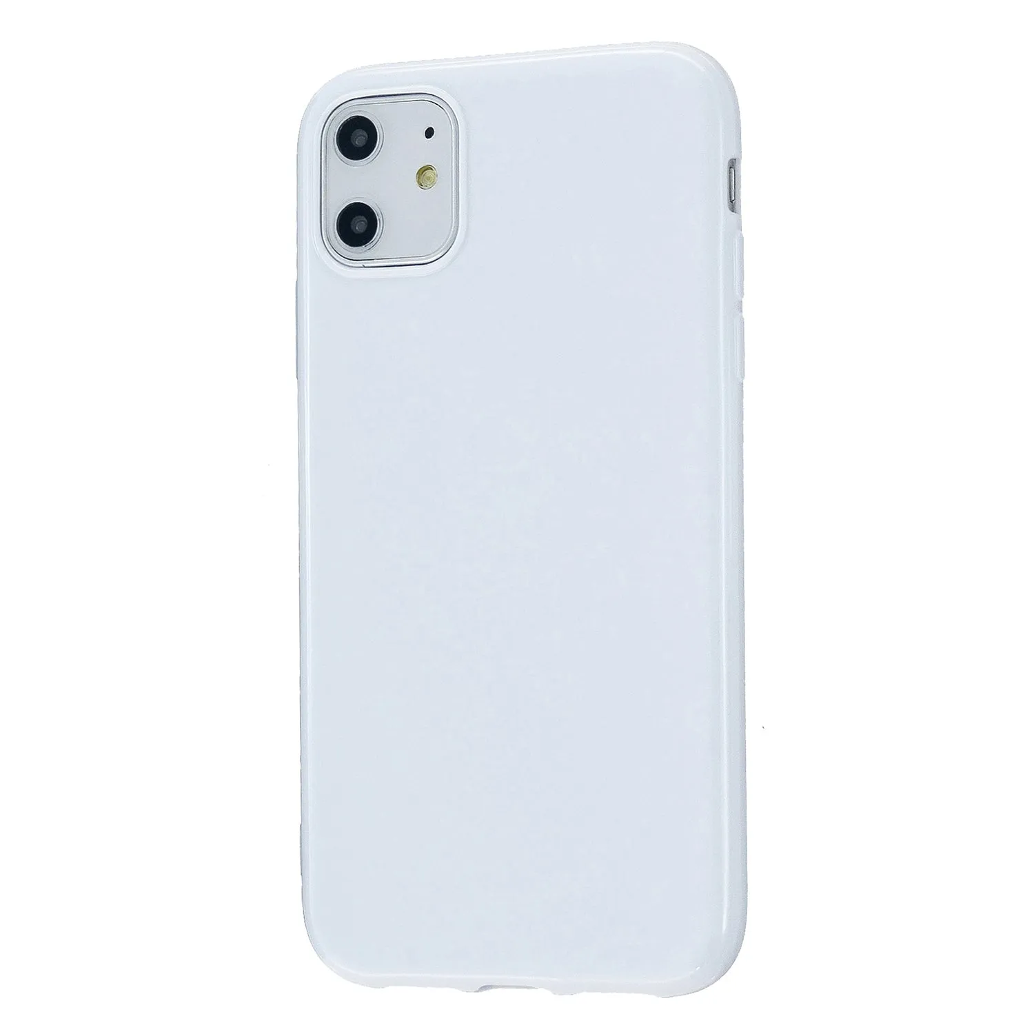 For iPhone 11/11 Pro/11 Pro Max Smartphone Cover Slim Fit Glossy TPU Phone Case Full Body Protection Shell Bright black