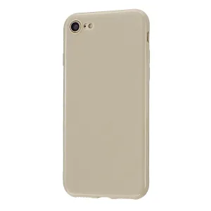 For iPhone 5/5S/SE/6/6S/6 Plus/6S Plus/7/8/7 Plus/8 Plus Cellphone Cover Soft TPU Bumper Protector Phone Shell Milk tea