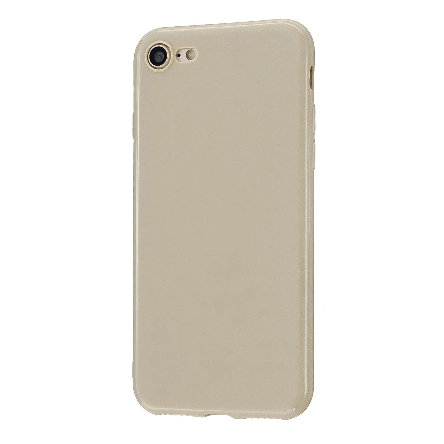 For iPhone 5/5S/SE/6/6S/6 Plus/6S Plus/7/8/7 Plus/8 Plus Cellphone Cover Soft TPU Bumper Protector Phone Shell Milk tea