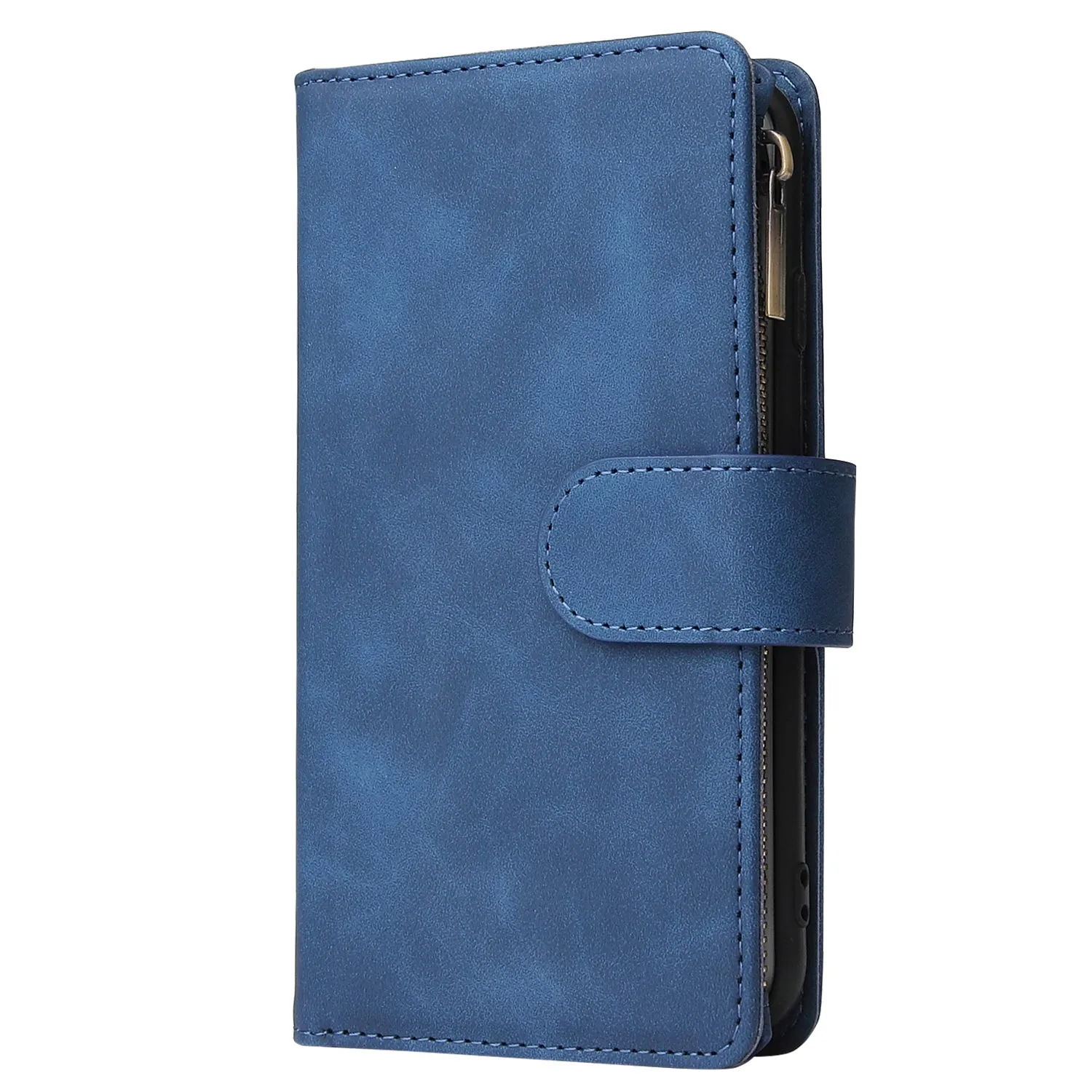 For iPhone 6 / 6S iPhone 6 plus / 6S plus iPhone 7 / 8 iPhone 7 plus / 8 plus Smart Phone Cover Coin Pocket with Cards Bracket Zipper Phone PU Leather Case Phone Cover  iPhone 7 / 8