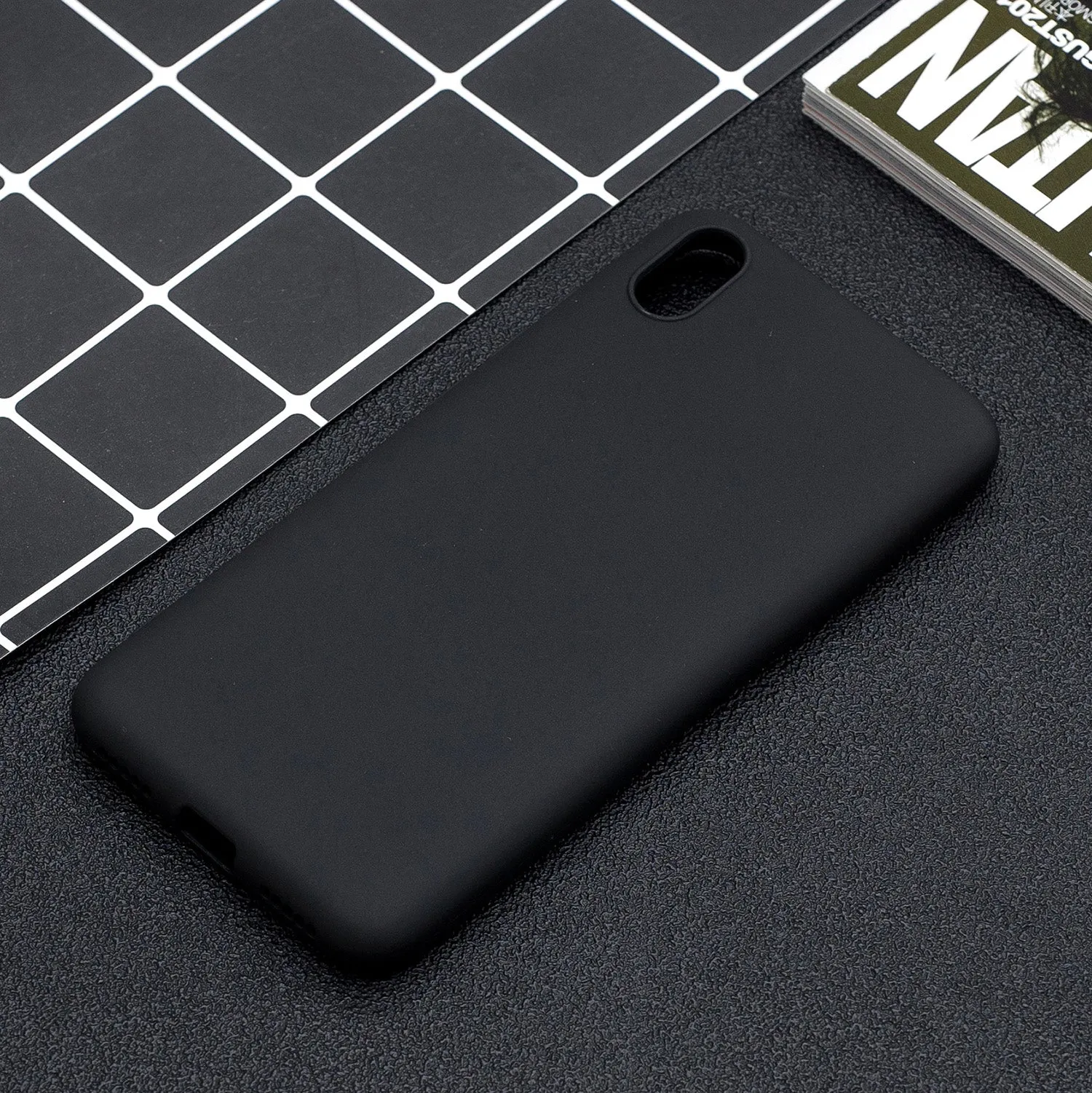 For Redmi 7A Lovely Candy Color Matte TPU Anti-scratch Non-slip Protective Cover Back Case white