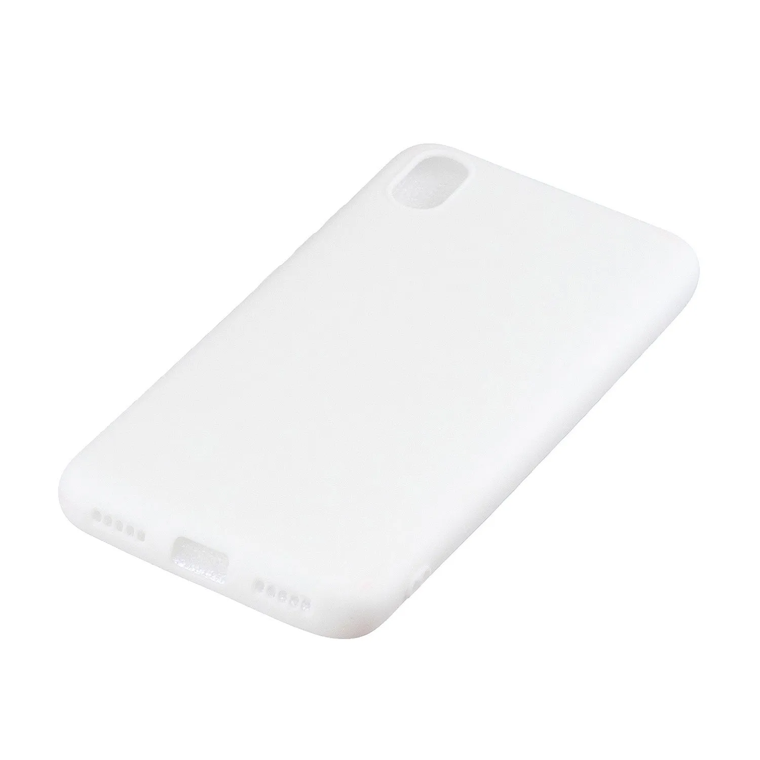For Redmi 7A Lovely Candy Color Matte TPU Anti-scratch Non-slip Protective Cover Back Case white