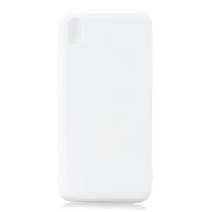 For Redmi 7A Lovely Candy Color Matte TPU Anti-scratch Non-slip Protective Cover Back Case white
