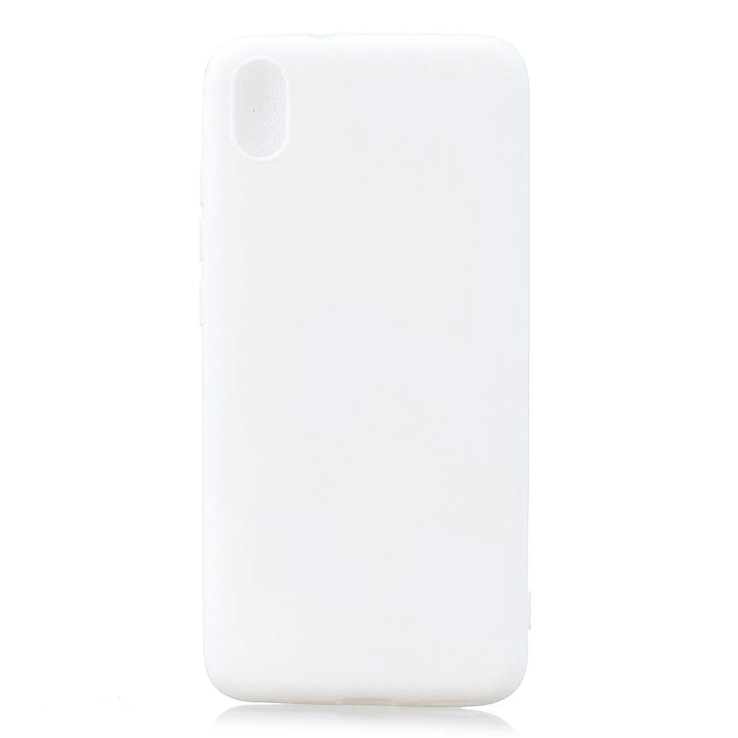 For Redmi 7A Lovely Candy Color Matte TPU Anti-scratch Non-slip Protective Cover Back Case white